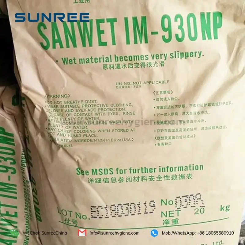 SDP SANWET IM930NP SAP Super Absorbent Polymer SUNREE