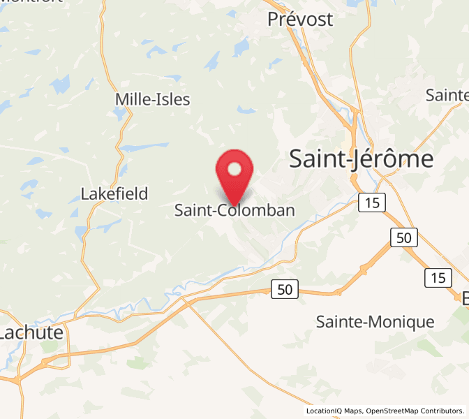 Sunrise and sunset times in SaintColomban, Quebec