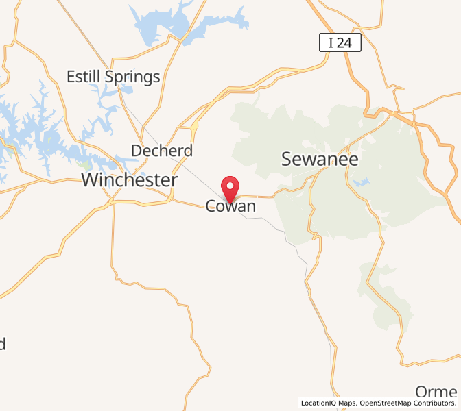 Cowan, TN Sunrise and Sunset Times