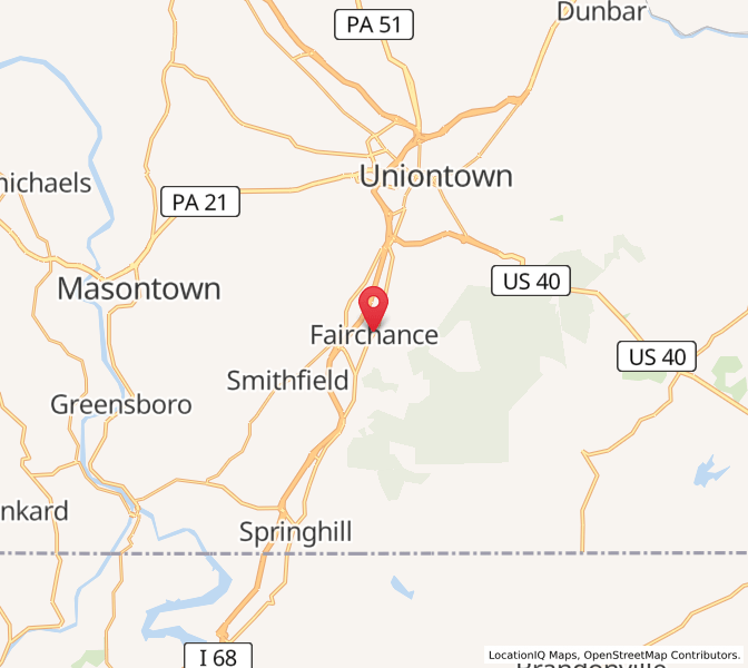 Fairchance, PA Sunrise and Sunset Times