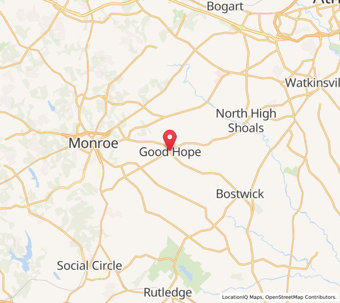 Good Hope, GA Sunrise and Sunset Times