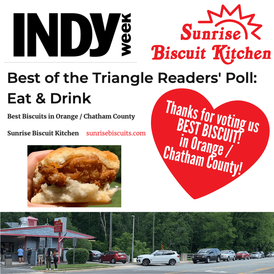 Thank YOU for voting for us in IndyWeek’s Best of the Triangle Best