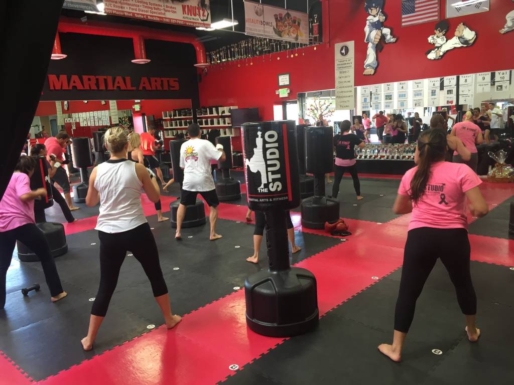 Sunrise Crew at Fitness and Breast Cancer Awareness Event