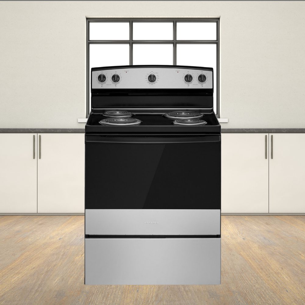 Amana 30inch Electric Range with EasyClean Glass Door Sunrise TV