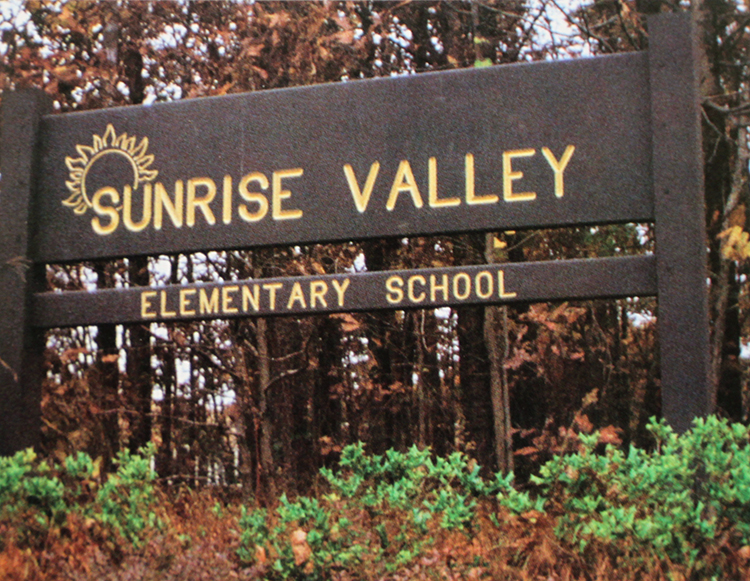 School History Sunrise Valley Elementary School