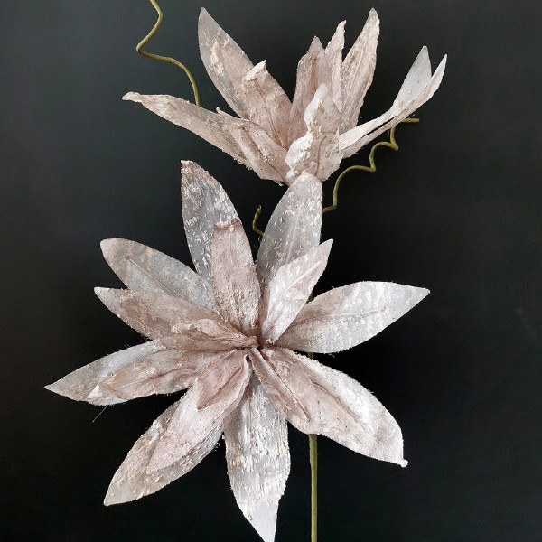 L37" Silk flower stem sheer flower