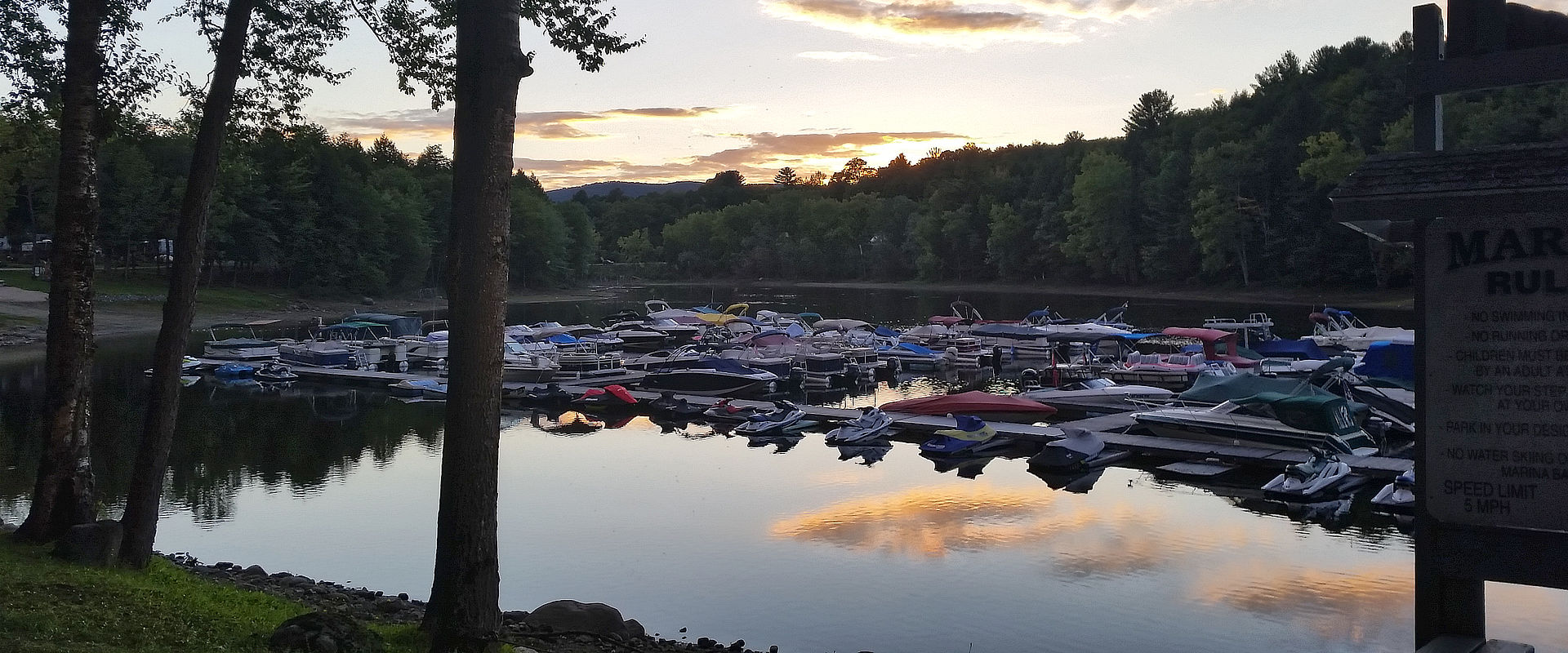 Sunset Bay Vacation Resort RV Park & Marina Sacandaga Lake Camping