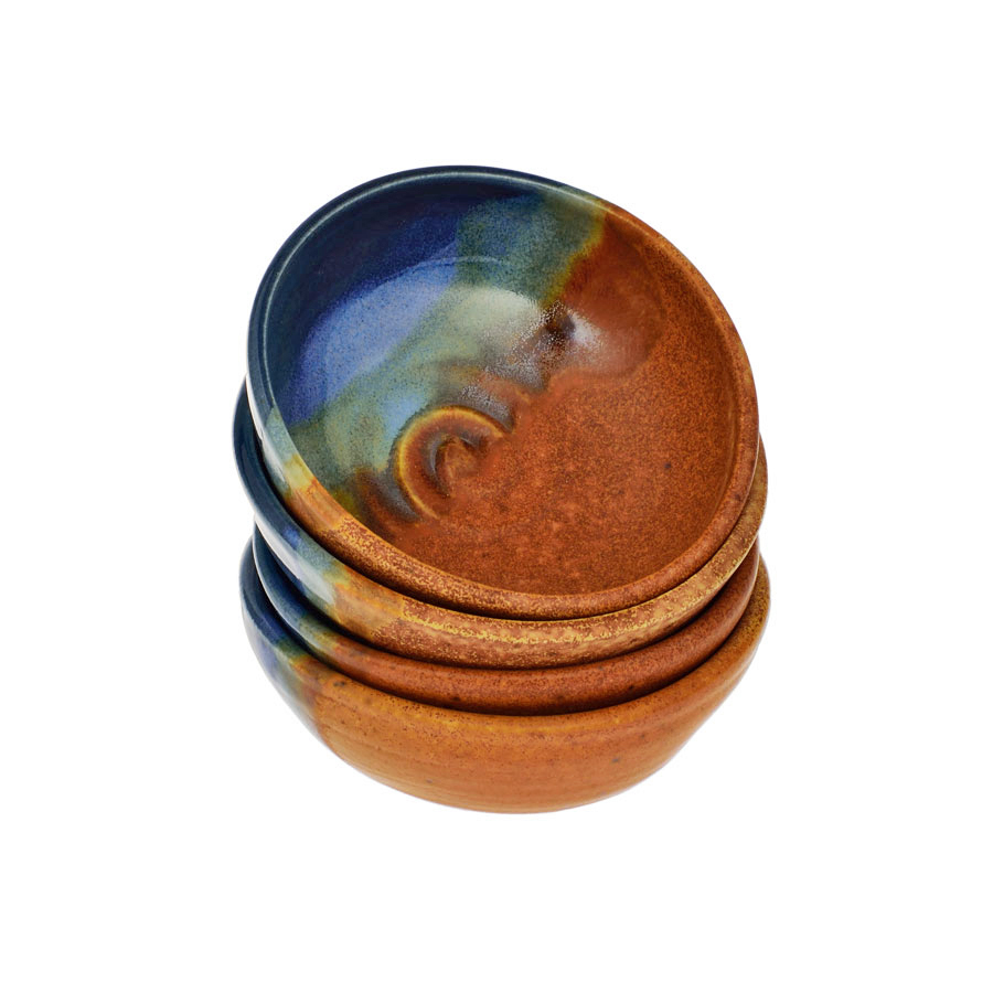 Kitchen Spice Dish Set Earth and Sky Sunset Canyon Pottery