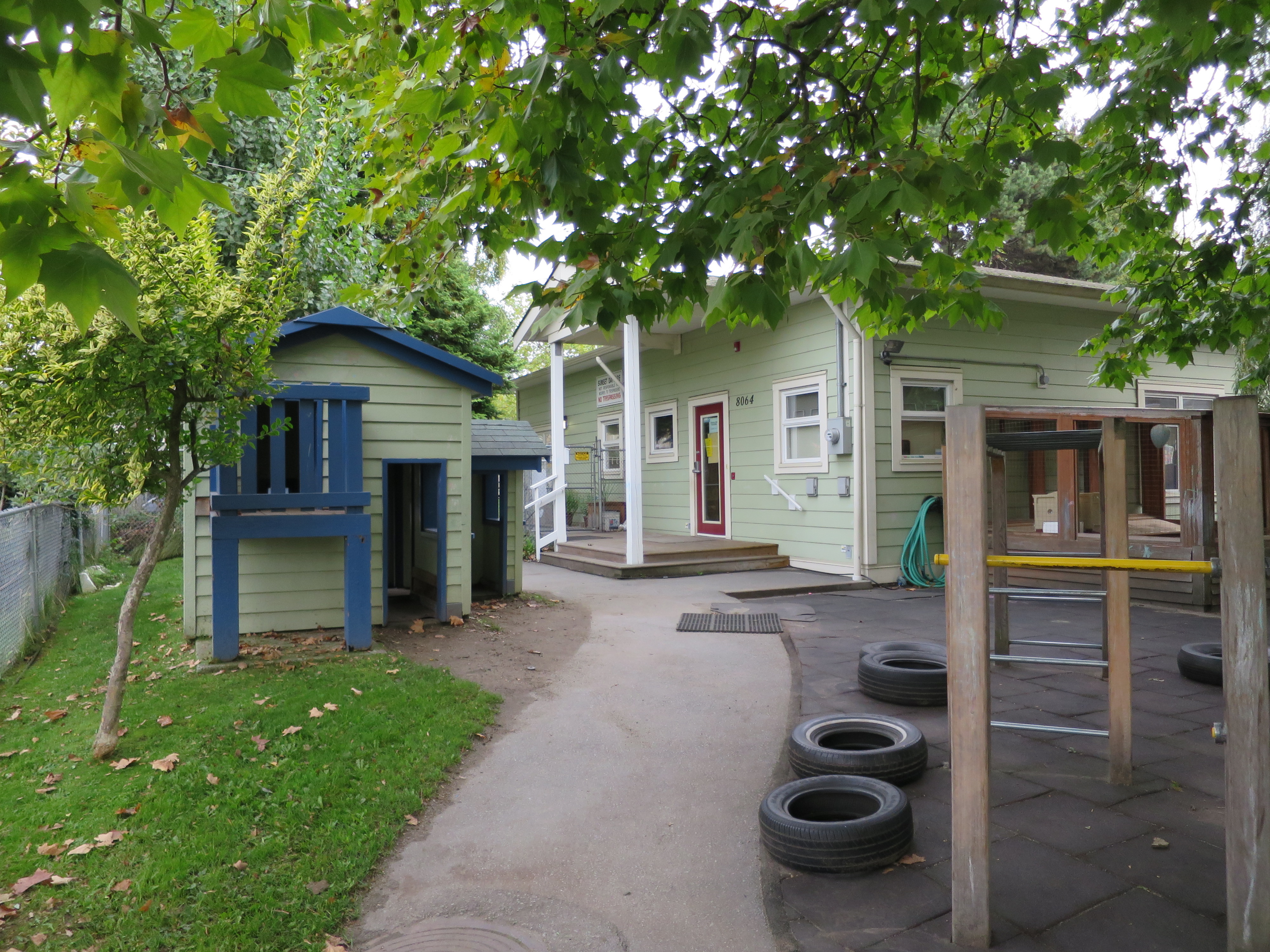 Playhouse and Daycare entrance