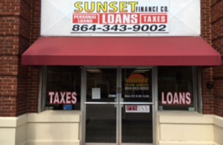 Sunset Finance of Easley, SC Sunset Finance