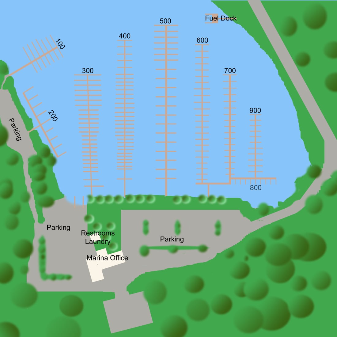 Getting Here Sunset Marina