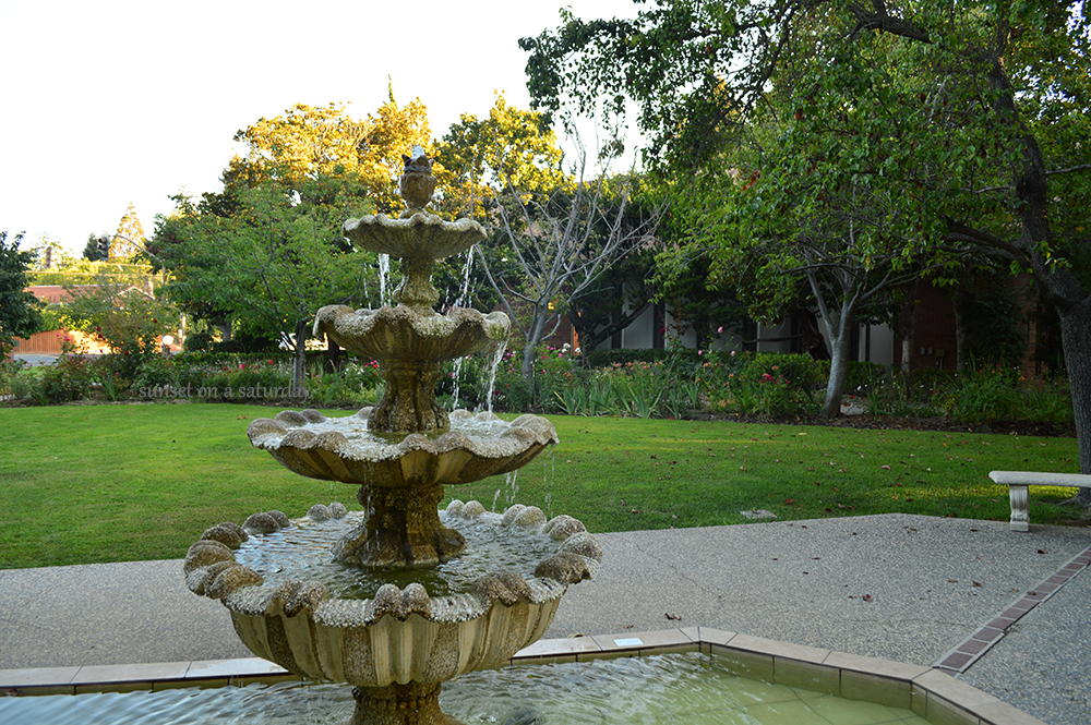 SF Bay Area St. Raymond Catholic Church (Menlo Park) sunset on a