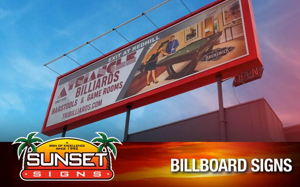 Billboard Signs • Custom Business Sign Makers • Sunset Signs