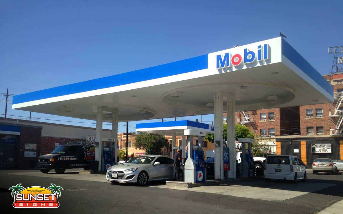 Gas Station Signage • Electronic Signs for Service Stations