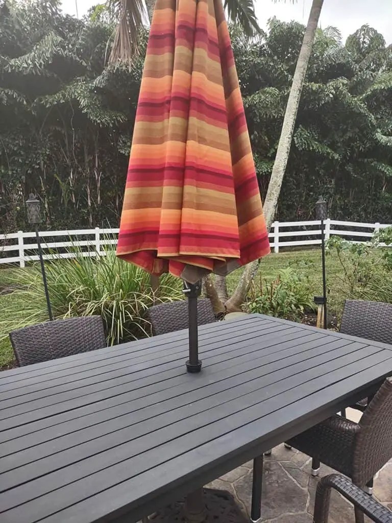 How to Keep Patio Umbrella from Spinning/Falling Over (Easy)