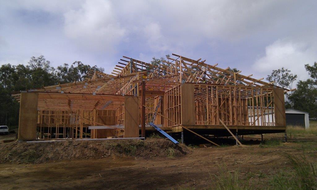 House construction on the Sunny Coast