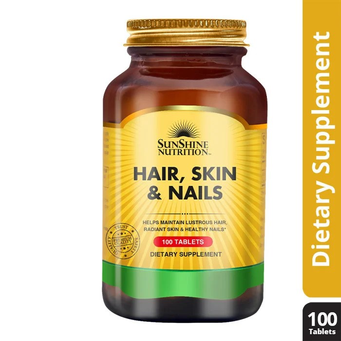 SKIN NAILS & HAIR TABLET 100'S Sunshine Nutrition