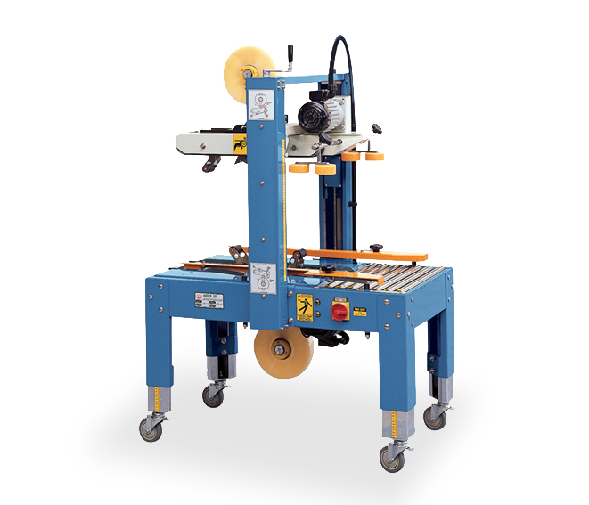 Carton Sealing Machine Top & Bottom Belt Driven for Uniform Box