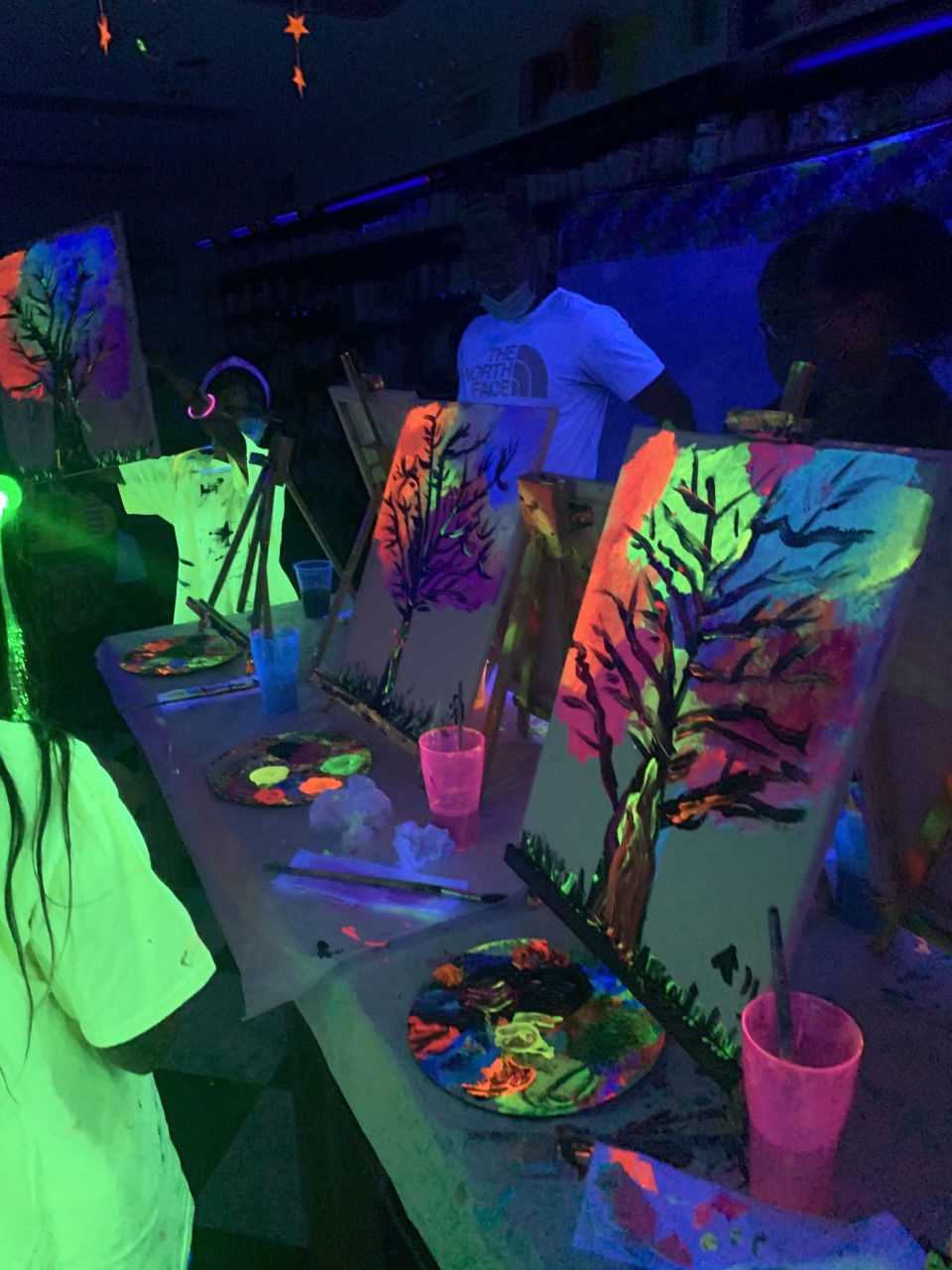 Sunshine Pottery & Paint Glow Party Sunshine Pottery NJ