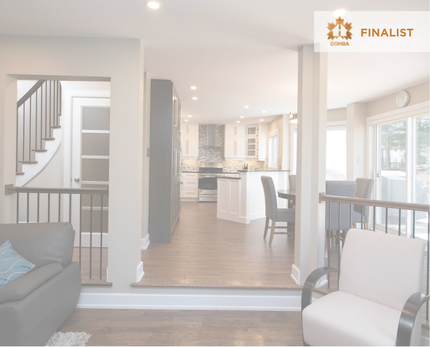 Kanata Flooring, Kitchen & Stairway Renovation Sunter Homes