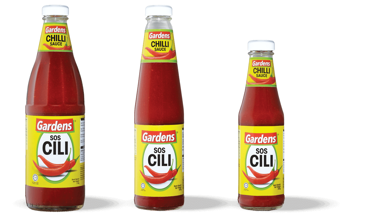 GARDENS Chilli Sauce Tomato Ketchup Chilli Garlic Sauce Thai