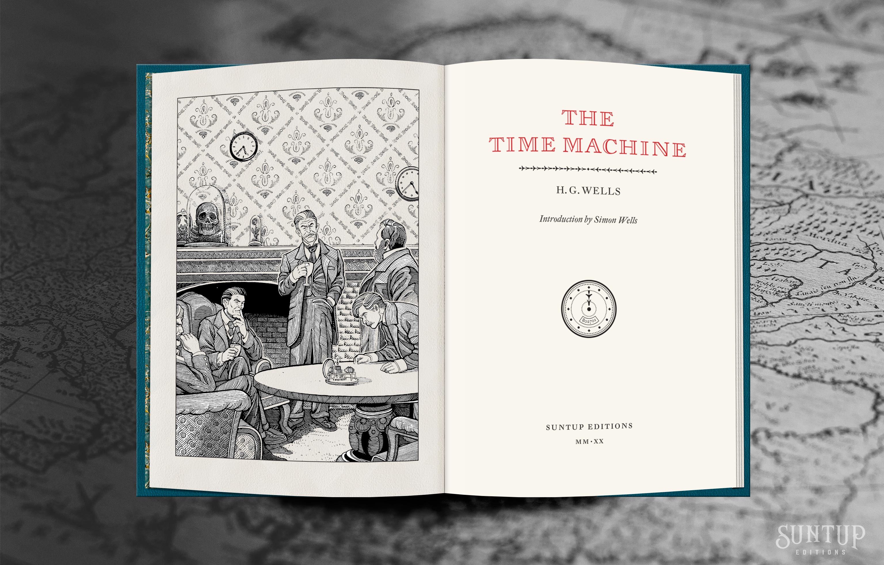 Announcing The Time Machine by H.G. Wells Suntup Editions