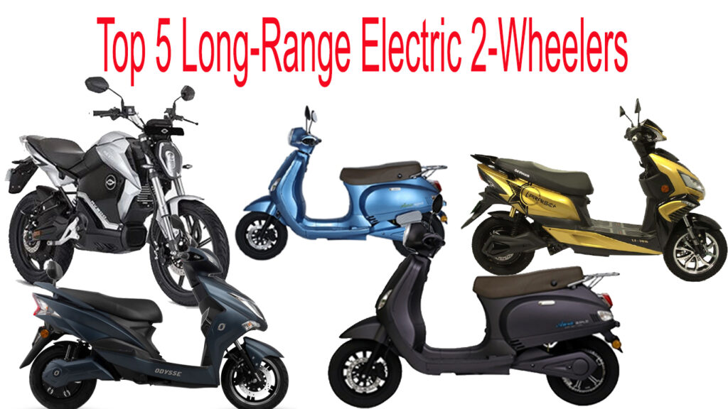 Top 5 LongRange Electric 2Wheelers to Buy Okinawa iPraise, Benling Aura Sunvoam