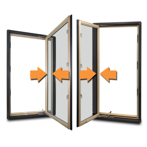 Clad Wood Casement Hardware