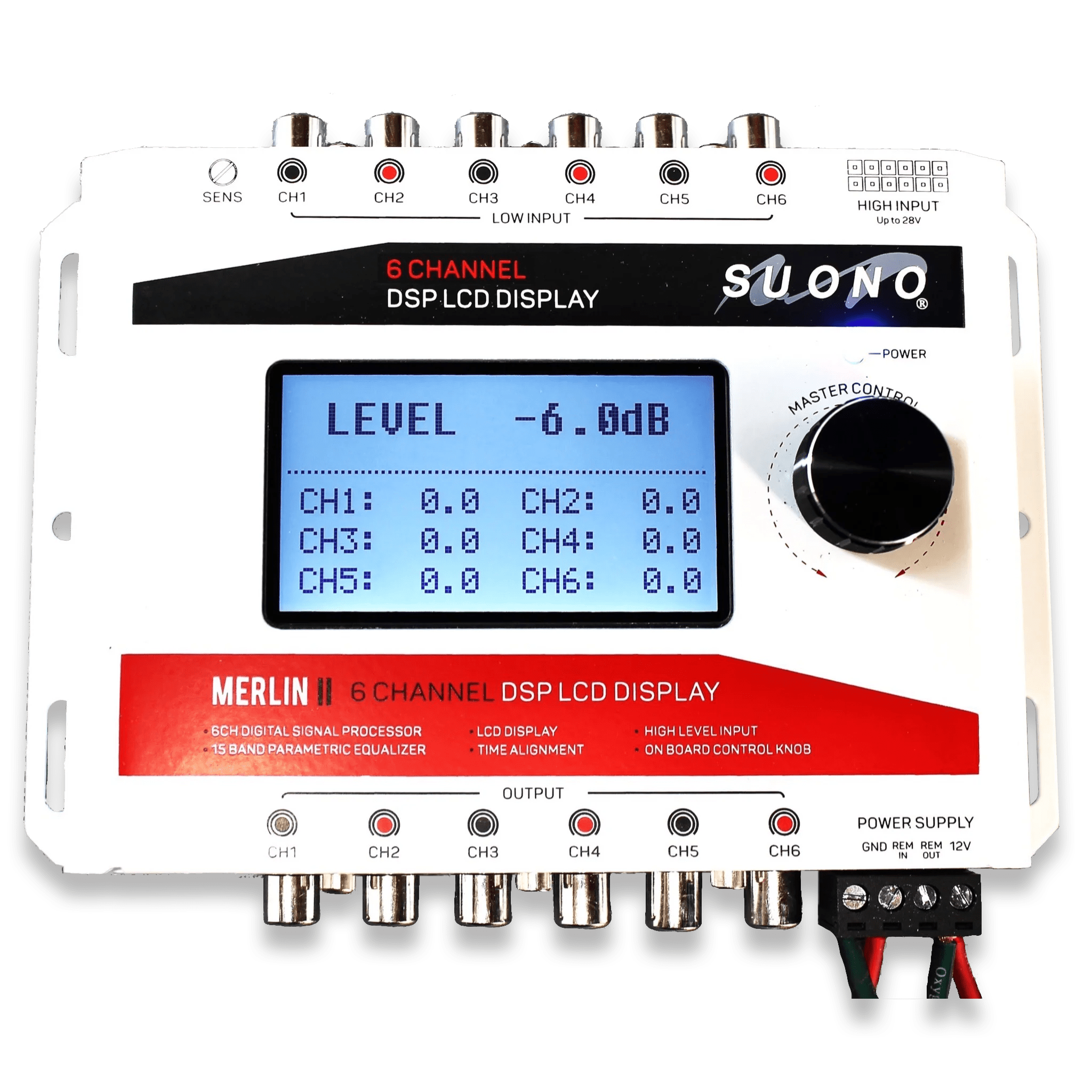 MERLIN II DSP DIGITAL SIGNAL PROCESSOR SUONO Car Audio