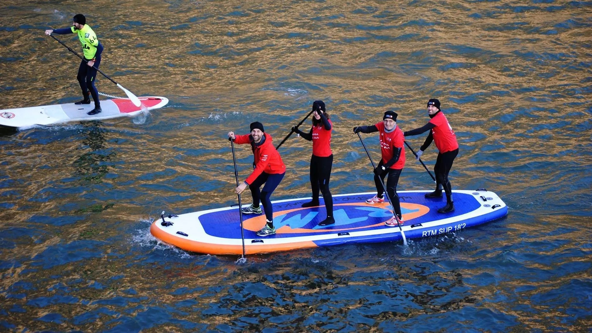 RTM Big Stand up paddle au Salon Nautique de Paris 2016