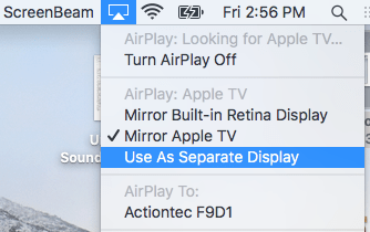 Wireless Display Setup macOS