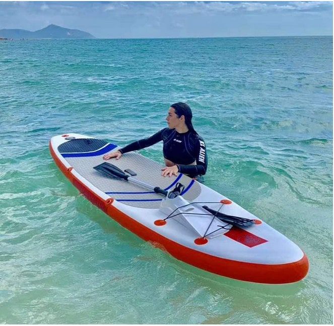 WOGQX Inflatable Stand Up Paddle Board SUP Board Gear