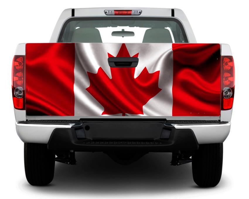 Canada flag Tailgate Decal Sticker Wrap Pickup Truck SUV Car