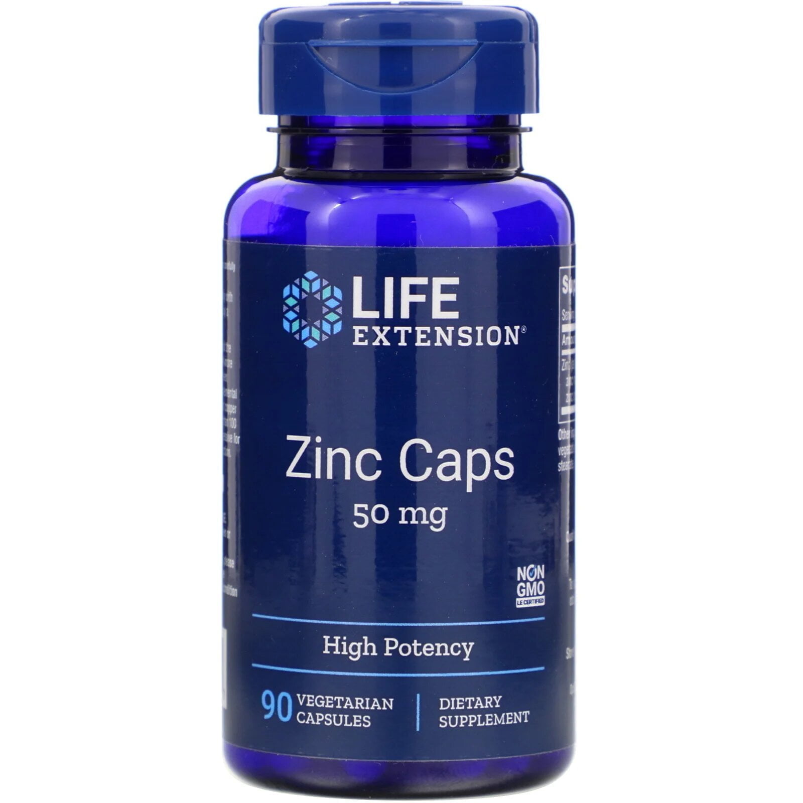 Life Extension Zinc 50 mg 90 Capsules Super Supplement
