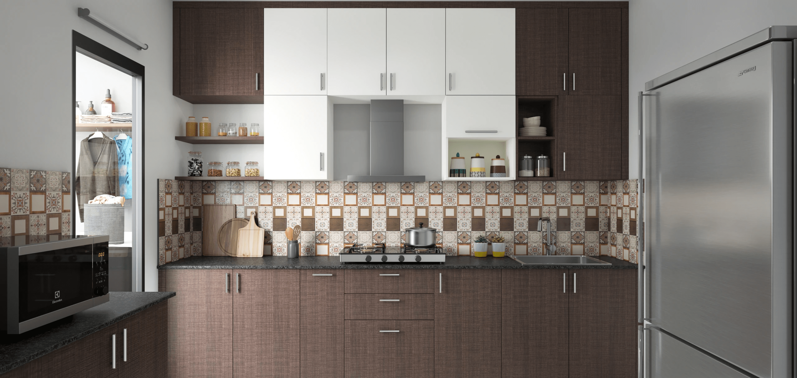 Low Cost Small Modular Kitchen Designs With Prices