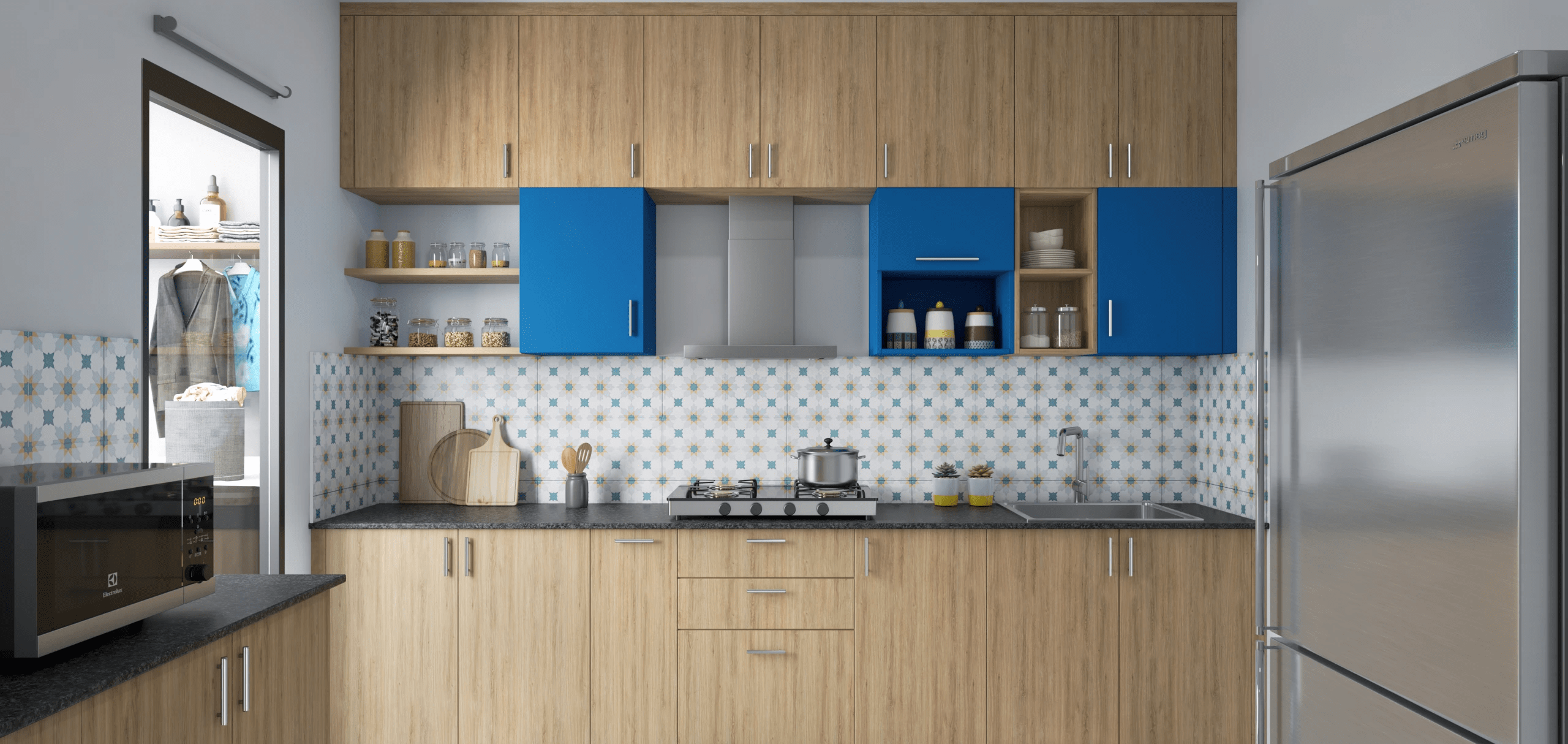 Low Cost Small Modular Kitchen Designs With Prices