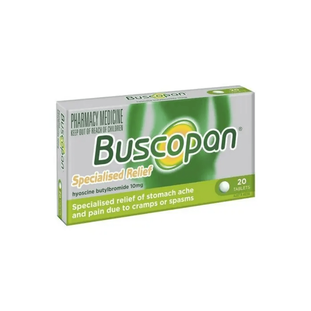 Buscopan 10mg 20 Tablets