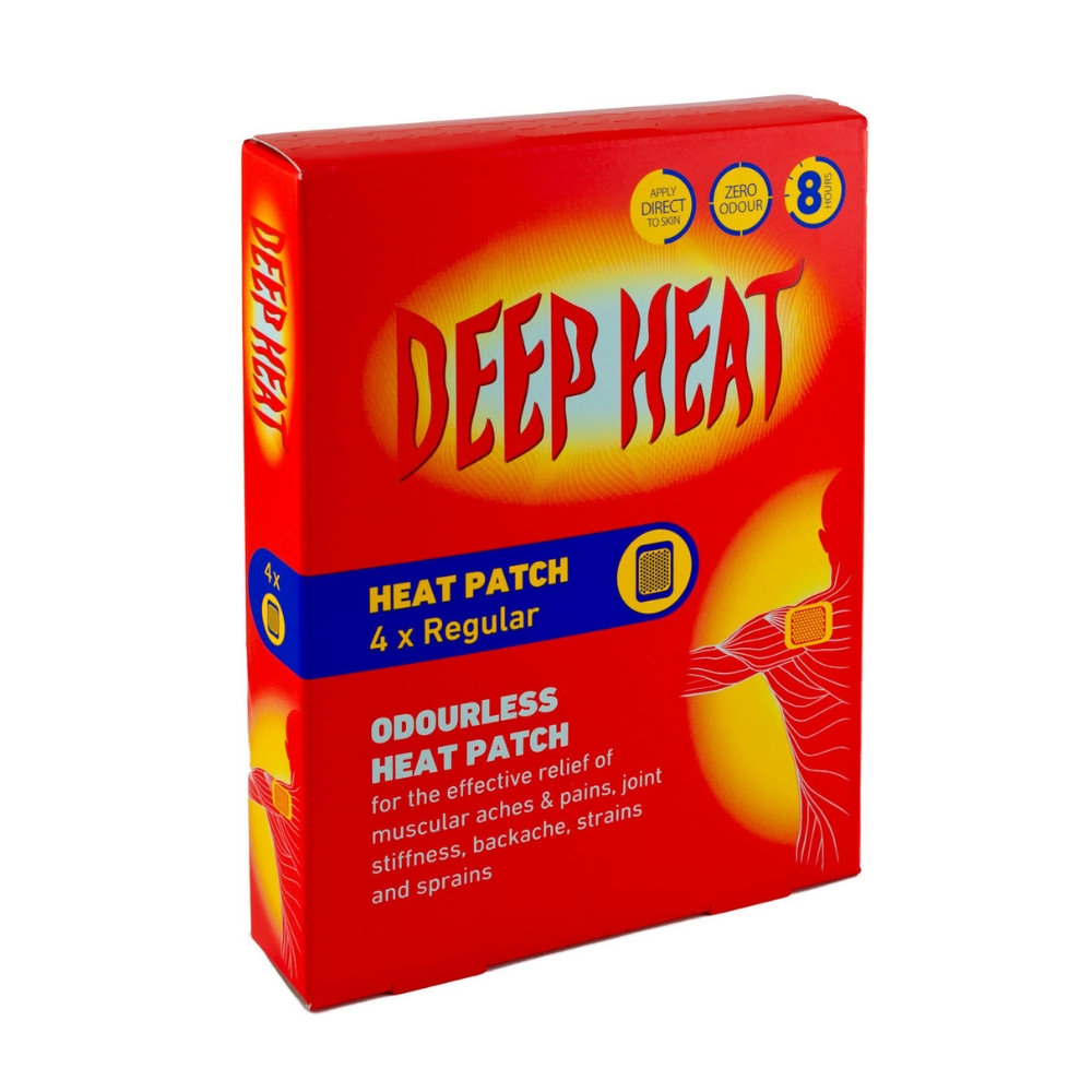 Deep Heat Patch 4 Pack