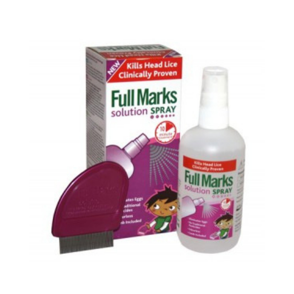 Full Marks Solution Spray for Head Lice 150ml