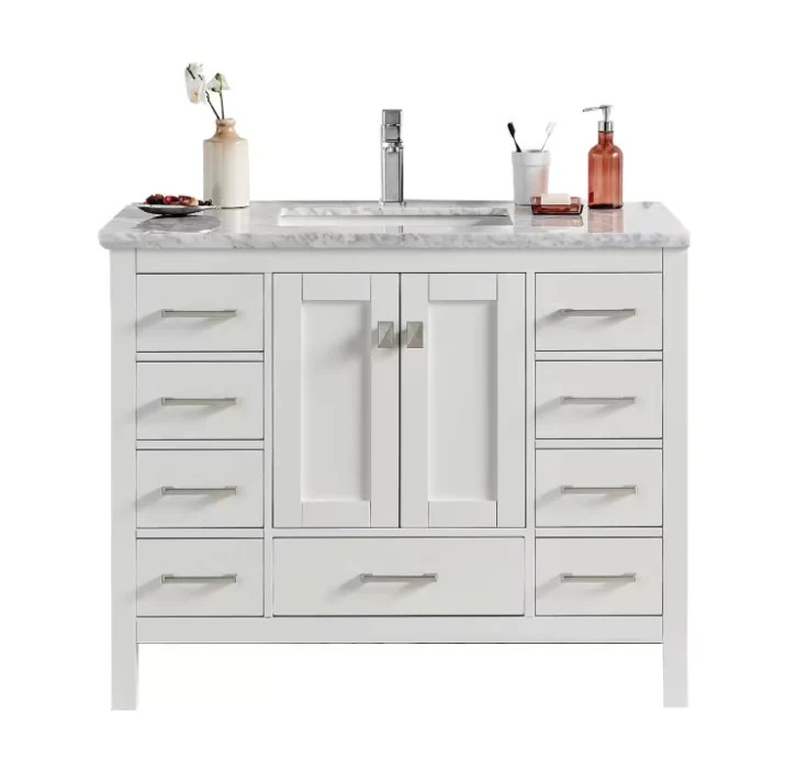 Sonoma 36 in. Single Sink Freestanding Midnight Blue Bath Vanity with