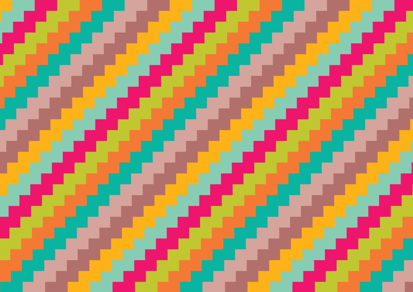 Colorful zig zag pattern background