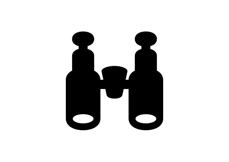 Binoculars Vector Icon