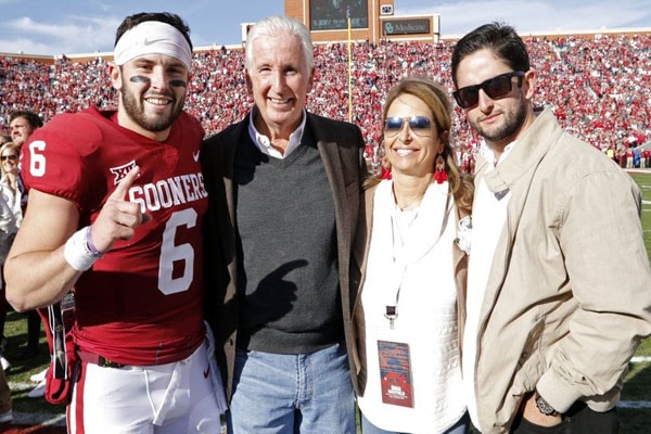 Baker Mayfield with his family. SuperbHub