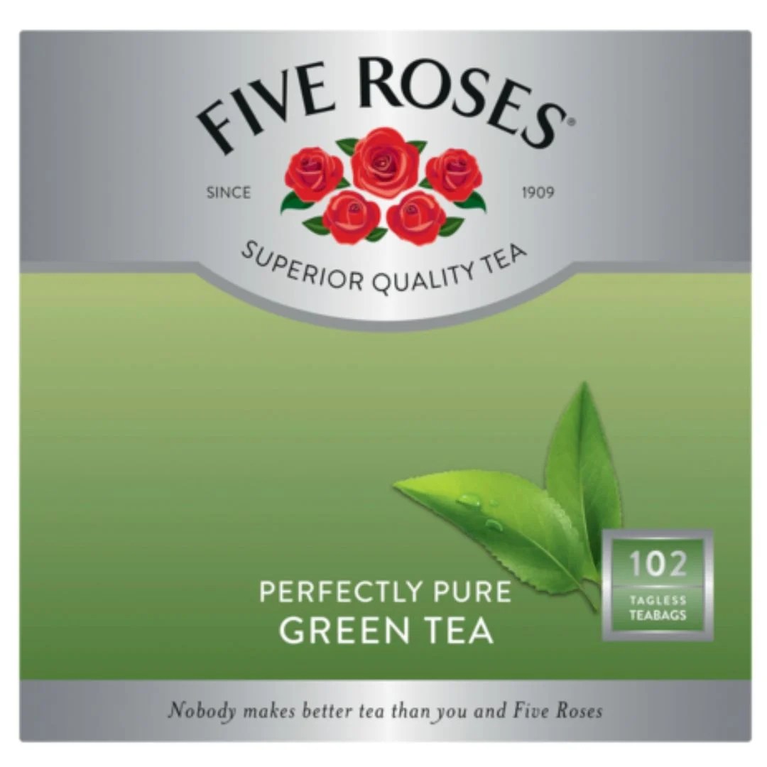 Five Roses Green Tea Tagless Teabags 1×102’s Superb Hyper