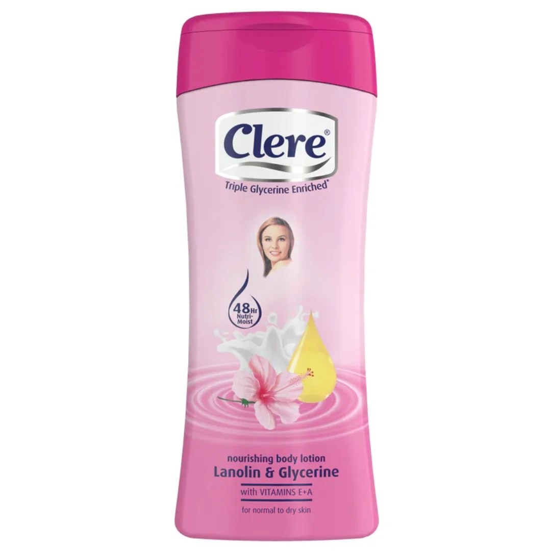 Clere Lanolin & Glycerine Body Lotion 400ml Superb Hyper