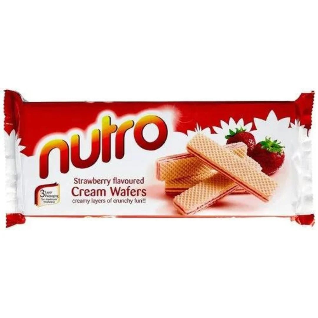 Nutro Wafer Biscuit Strawberry 75gr Superb Hyper