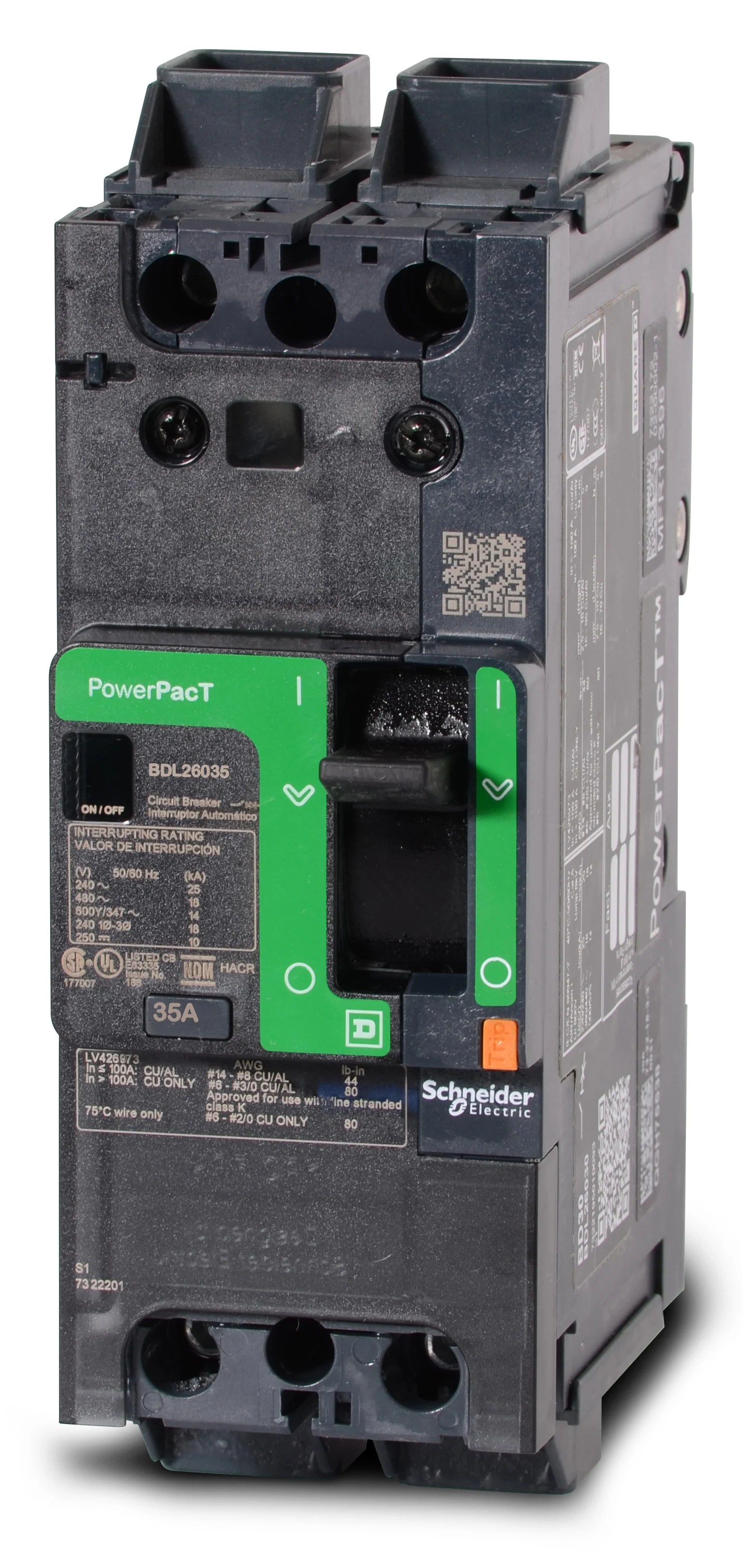 Square D BDL26035 2 Pole Circuit Breaker – SuperBreakers