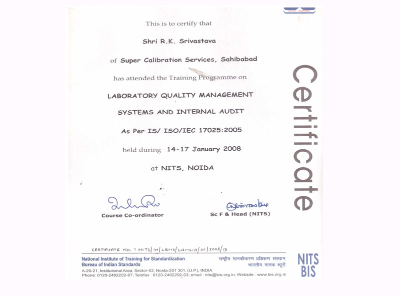 Super Calibration Services Pvt. Ltd.