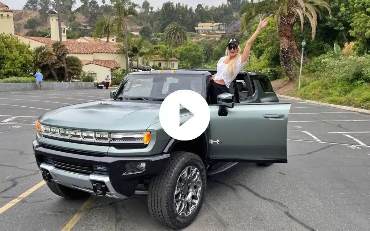 Up close with the world's first electric Hummer