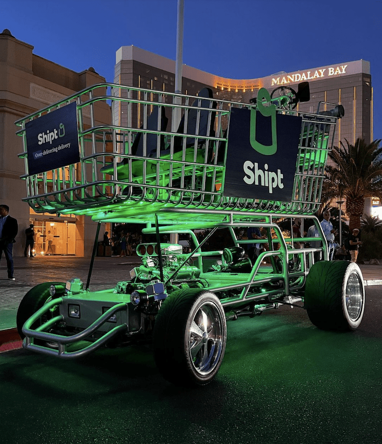 Shopper Chopper is a shopping cart converted into a hot rod